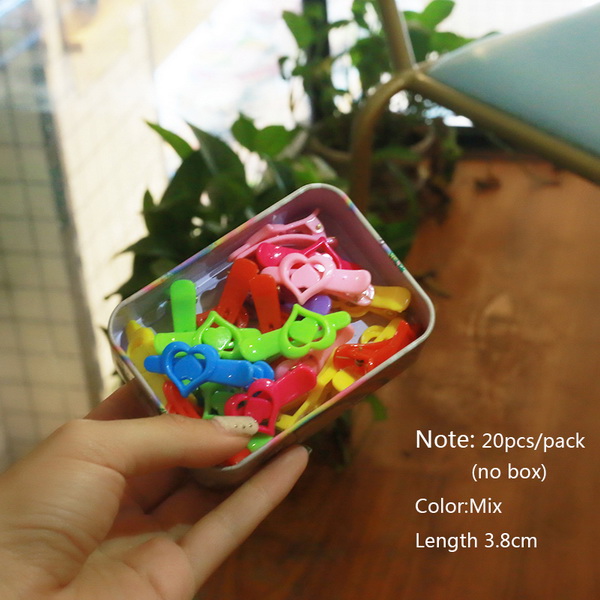 10 /20pcs Baby Girls Small Hair Claw Cute Candy Color Flower Blossoms Jaw Clip Children Hairpin Hair Accessories: C