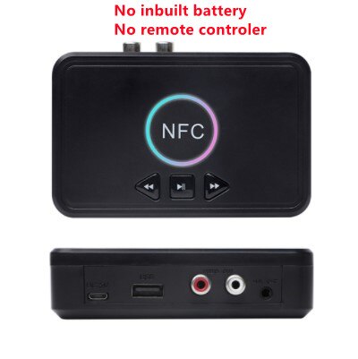 Bluetooth 5.0 lähetin vastaanotin 3 in 1 langaton sovitin 3.5mm aux rca hifi-stereokaiuttimelle/televisiolle/tietokoneelle/tabletille/autolle: D10