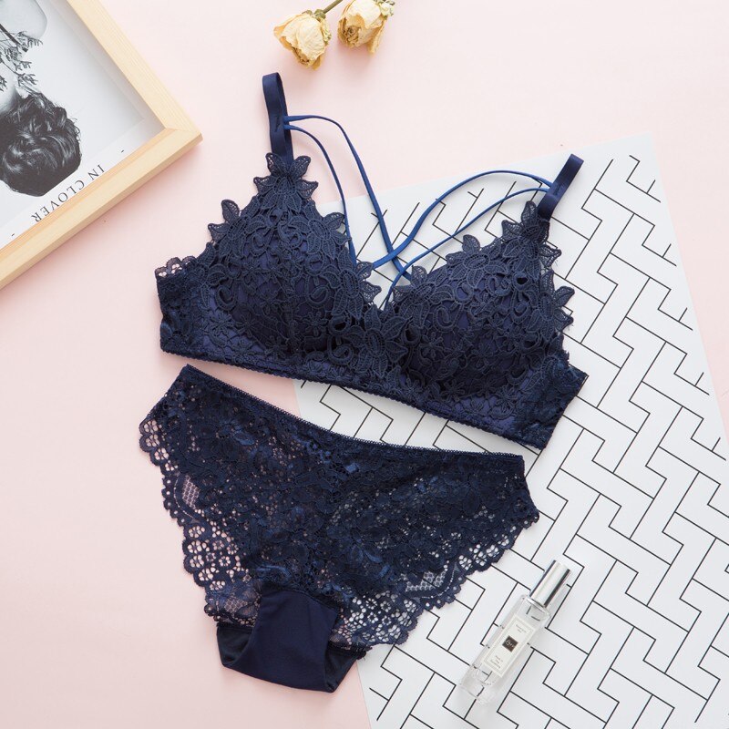 Adolescentes Filles Sous-Vêtements En Dentelle Soutien-Gorge Ensembles Enfants Lingerie Sous-Vêtements La Puberté Fille Sous-Vêtements Jeunes Filles Culotte Et soutien-gorge Ensemble 12-18T: 3 / 16