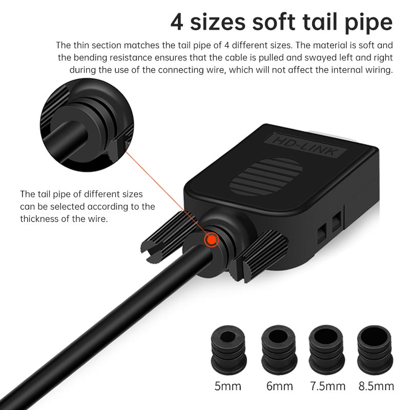 Db9 db15 db25 stik 9 15 25- ben han hun loddefri breakout stik com  rs232 seriel port d-sub terminal stik adapter