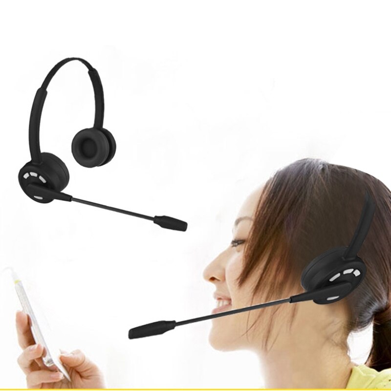 Bluetooth Headset V5.2 Bluetooth Headset Met Microfoon Office Headset Voor Mobiele Telefoon/Pc/Skype