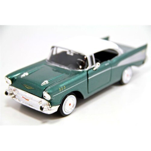 Motormax 1:24 1957 Chevy bel Luft-Grün Modell Auto