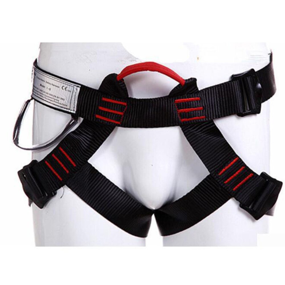 1pcs Seat Belt Safety Harness Outdoor Climbing Protective Half-body Belt Polyester Belt for Rappelling: Default Title