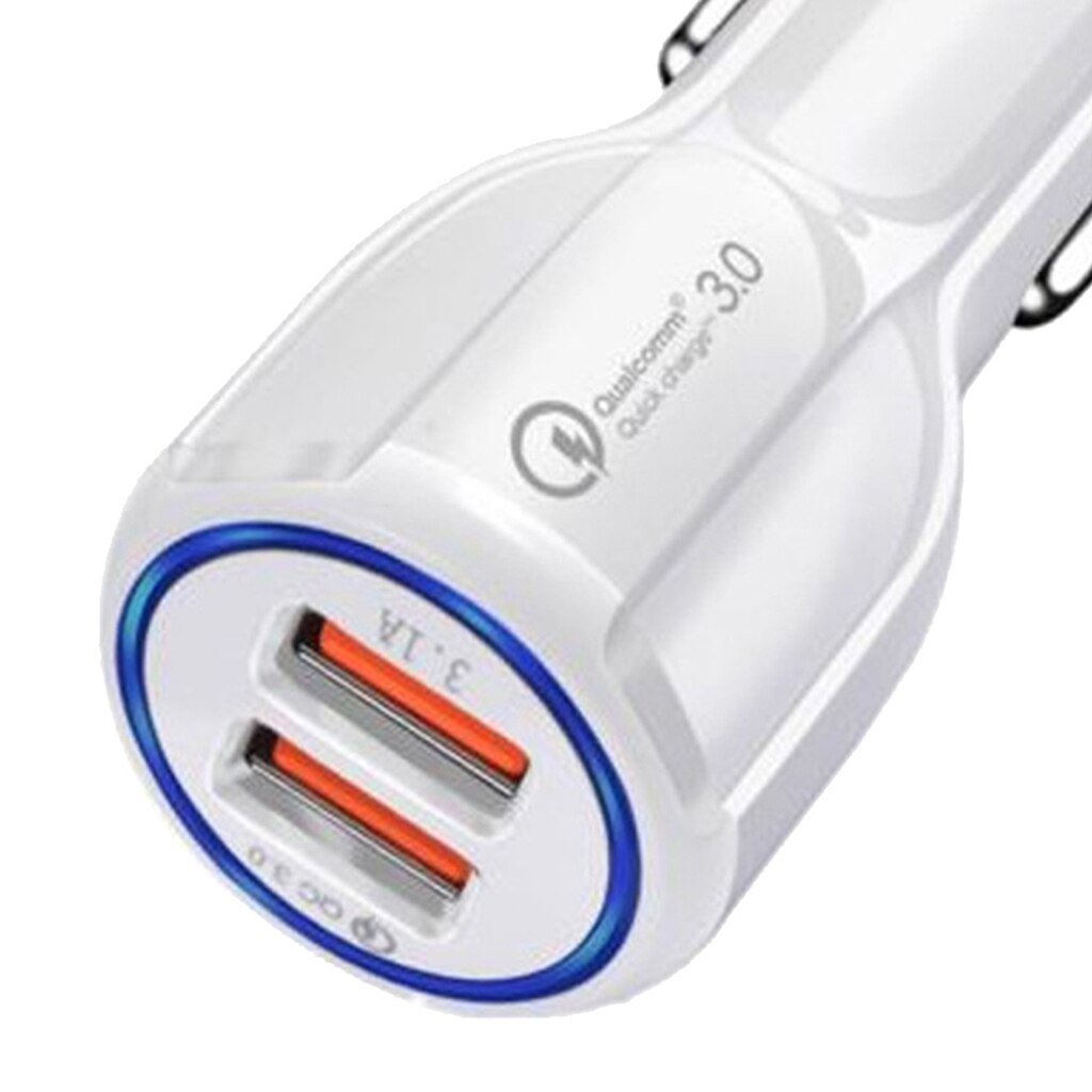 Universal Fast Dual USB Adapter Car Charger Motorcycle Phone Power Supply