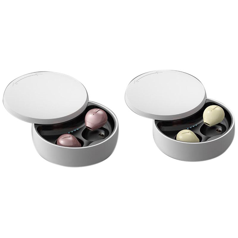 Mini auriculares inalámbricos X21S con Bluetooth 5,0, con funda de carga inalámbrica, Mini auriculares invisibles con Bluetooth