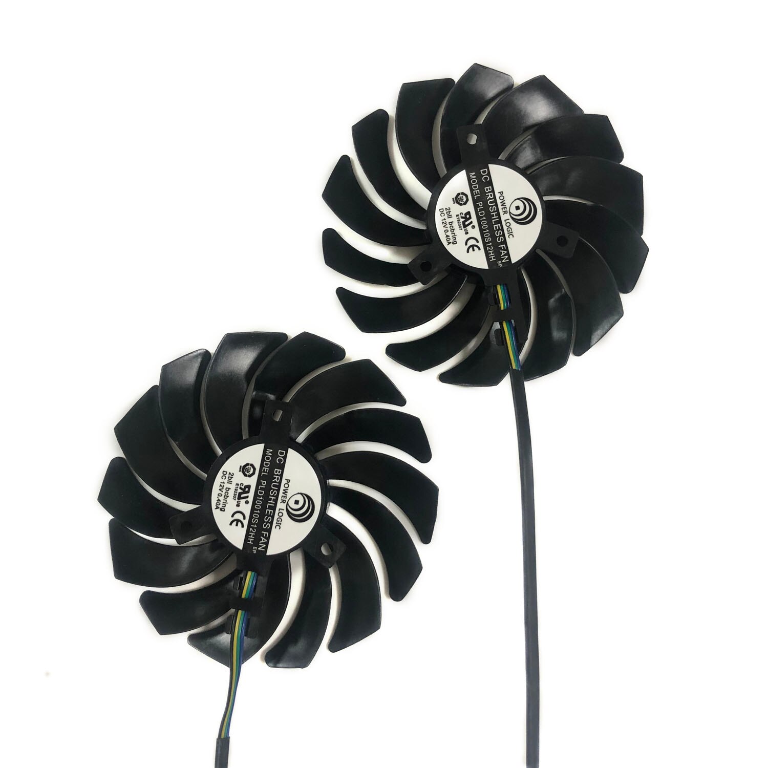 2Pcs/Set PLD10010B/S12HH VGA GPU Cooler Fan For MSI RTX 3060 3060Ti 3070 VENTUS 2X OC Video Graphics Cards Cooling