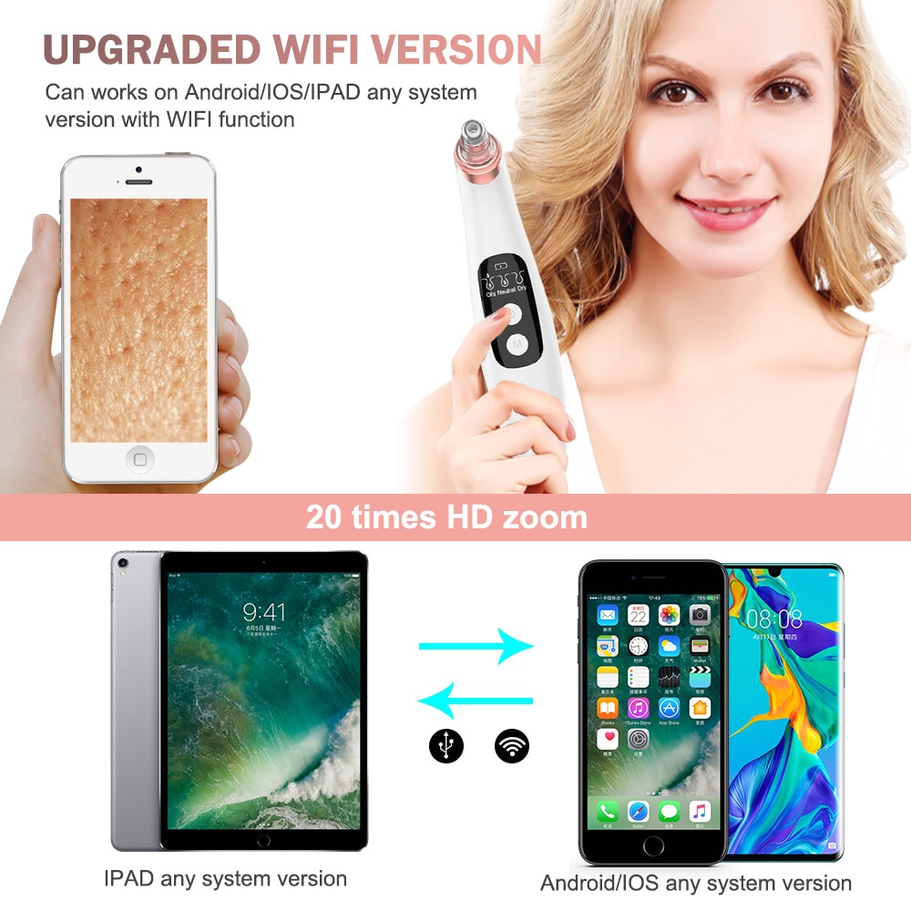 Visible Camera Blackhead Remover for D**a