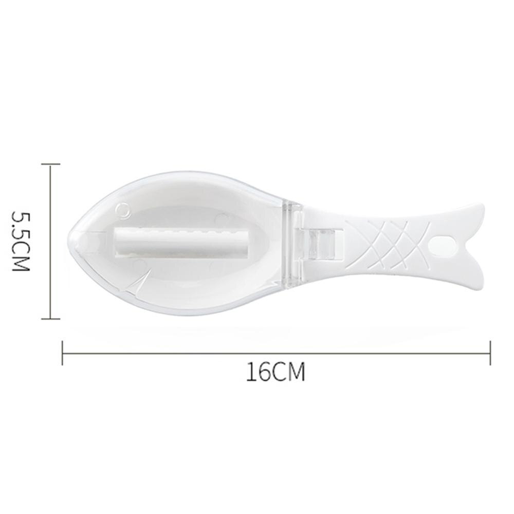 Cepillo para limpiar la piel del pescado, raspador de escamas, ralladores, cuchillo para quitar pescado rápidamente, pelador, raspador, herramienta de cocina: D