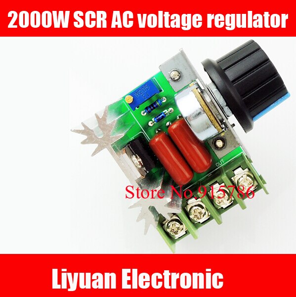 5 stks 2000 W SCR AC voltage regulator/high power elektronische regulateur/Dimmen/Speed/thermostaat motor speed controller