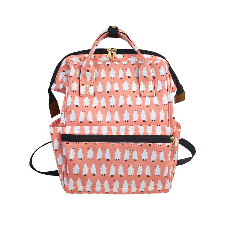 Preppy Waterdichte Nylon Vrouwen Rugzak Mode Vos Pengui Vrouwelijke Rugzak Schooltas Voor Meisjes Harajuku Student Boekentas Mochilas