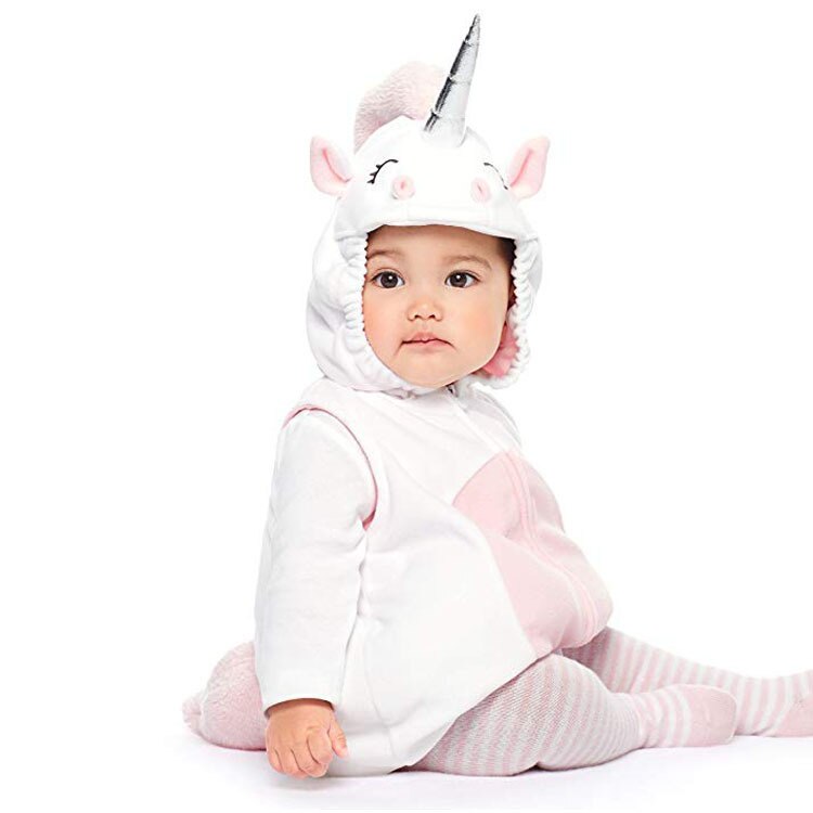 Noël garçons filles fruits Costumes infantile bébé filles bébé barboteuses combinaisons ananas fraise Halloween Cosplay vêtements: Unicorn