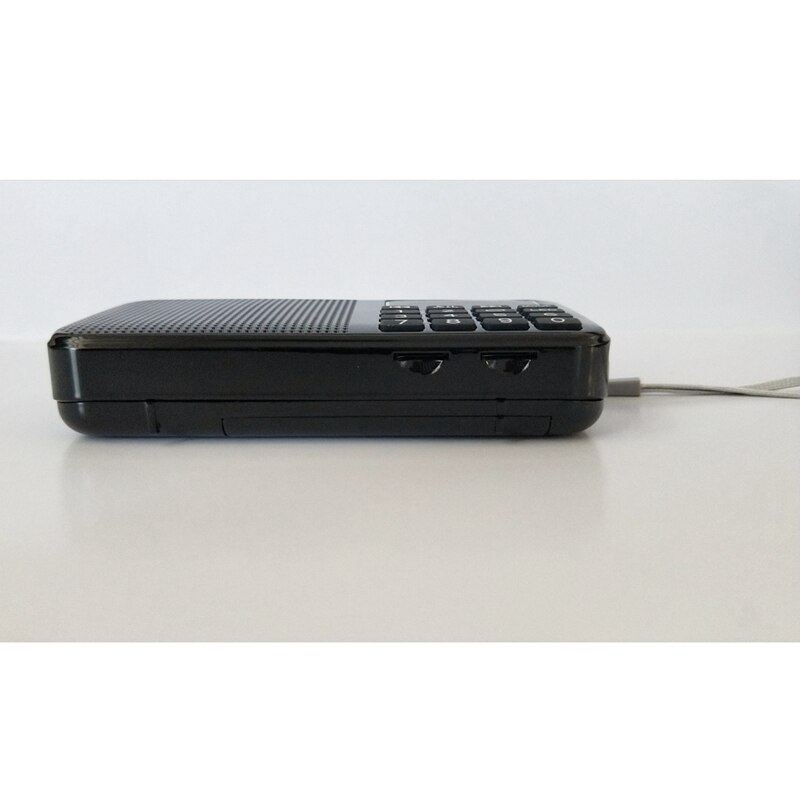 Reproductor de música MP3 altavoz portátil Mini Radio FM Auto Scan con batería 18650 y ranura para tarjeta TF y linterna
