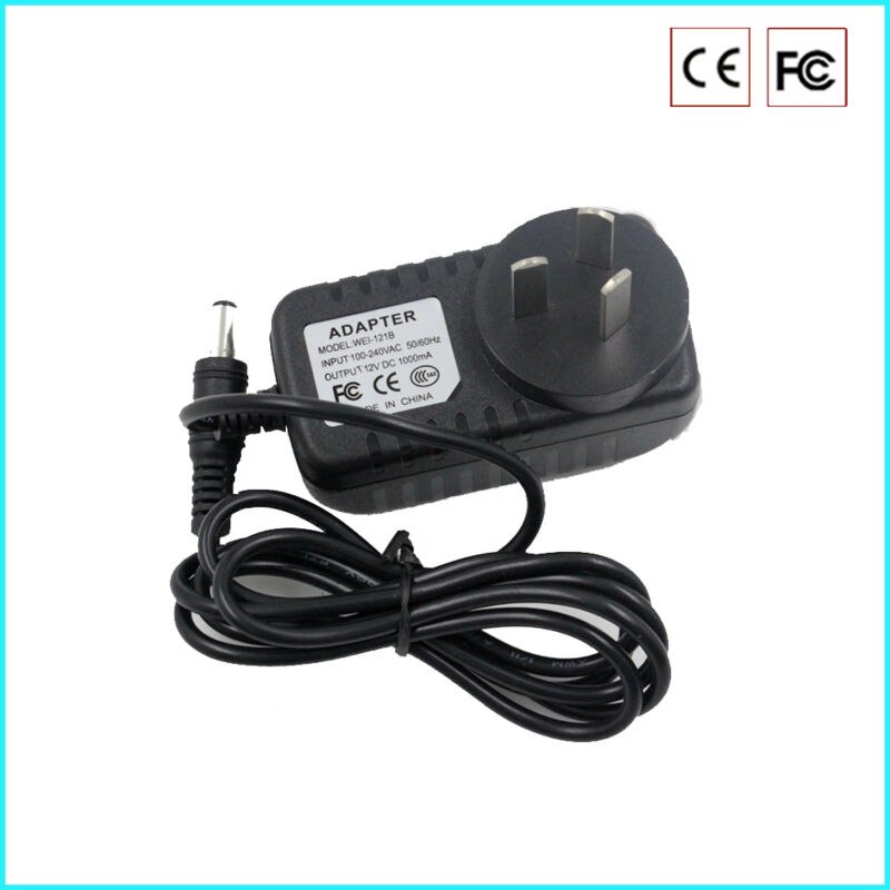 JOY DC 12 V 1A EU Plug Power adapter charger AC 100-240 V DC power supply for CCTV camera (2.1mm * 5.5mm)