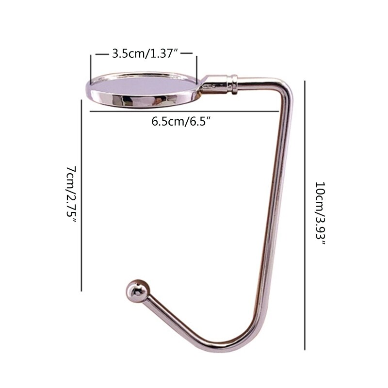 594C School Bag Metal Hooks Xmas Stockings Mantel Hooks Movable Hangers Rust Proof