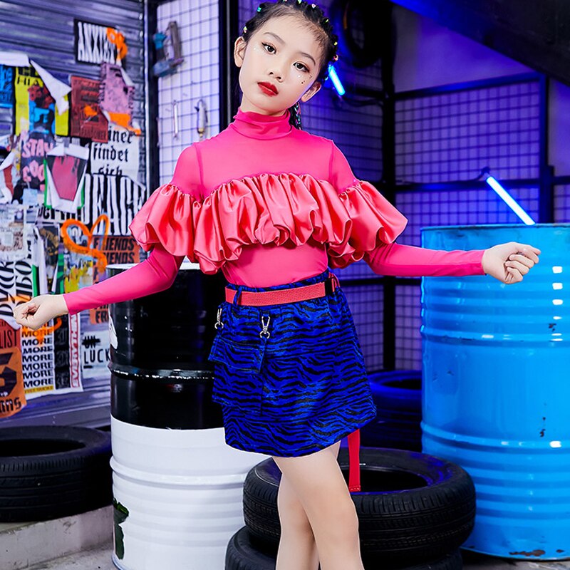 Children'S Photography Clothes Catwalk Jazz Dance Costumes Girl Hip Hop Dancing Clothes Performance Rave Clothes DN6766