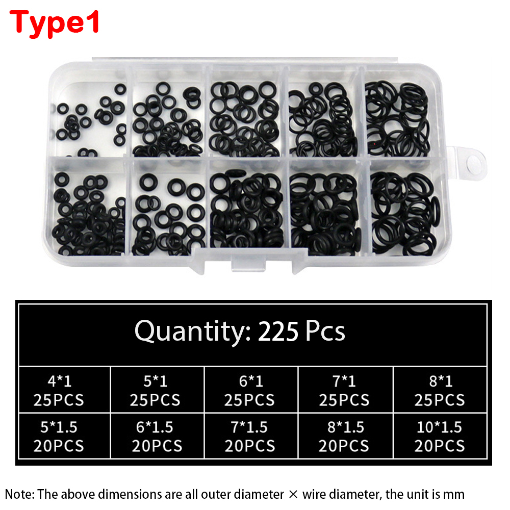 Gummi O Ring einstellen Dichtungen Dichtung Nitril Gummibänder Hochdruck O-Ringe Reparatur Bausatz Dichtung Gummiband O Gummi Ringe einstellen