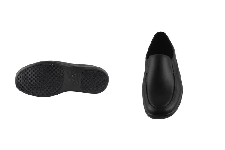 Vêtements de travail pour Chef , chaussures antidérapantes pour hommes, chaussures de sécurité noires, chaussures de serveur unisexes pour cantine de cuisine, imperméables à l'huile