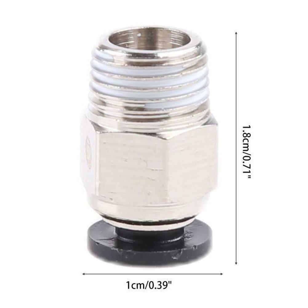 Pneumatic Connector For 3D V6 1.75 And 3.0mm 3D Printer Part V6 Quick Connector PTFE Tube Quick Coupler Fitting