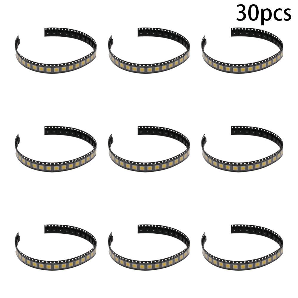 30 stücke Chips SMD LED Rechteck Lampe Perlen warm weiß Licht Oberfläche Montieren licht Emittierende Dioden Für LED Streifen lichter birne 5050: Ursprünglich Titel