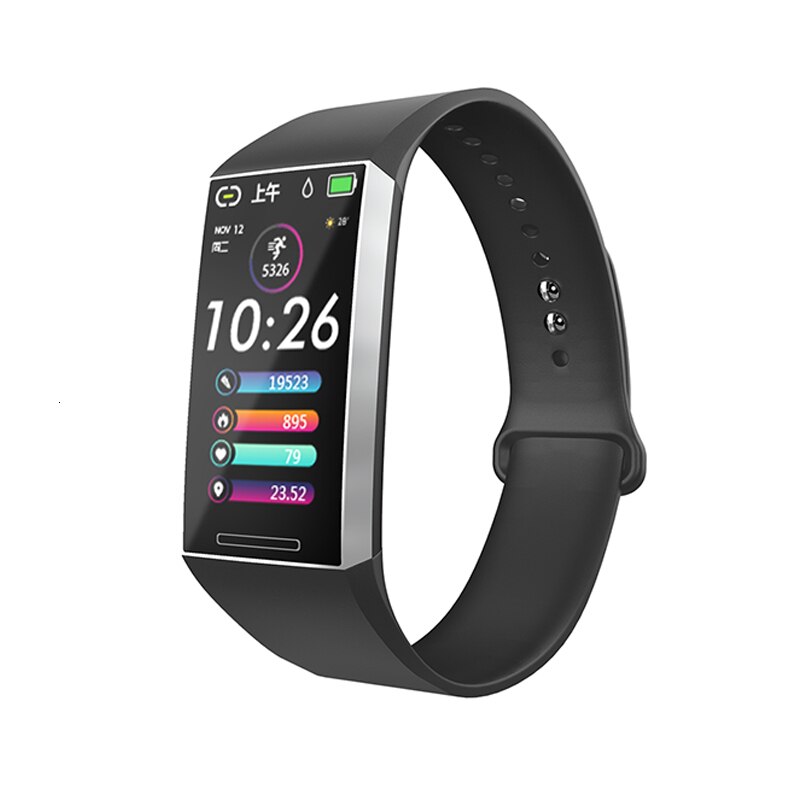 Onemix smart watch smart armbånd vandtæt præcis skridttælling sport skridttæller trådløs bluetooth link fitness: Sølv