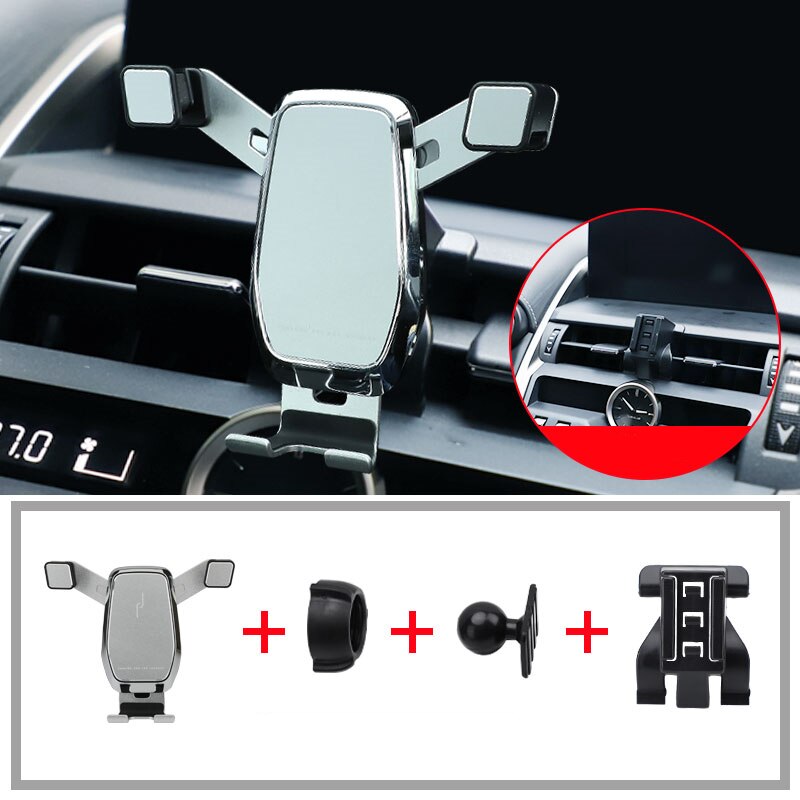 Car Phone Holder Auto-Lock Auto-Releas Phone Stand Car Mount For Lexus NX Car Interior Phone Bracket Accessories