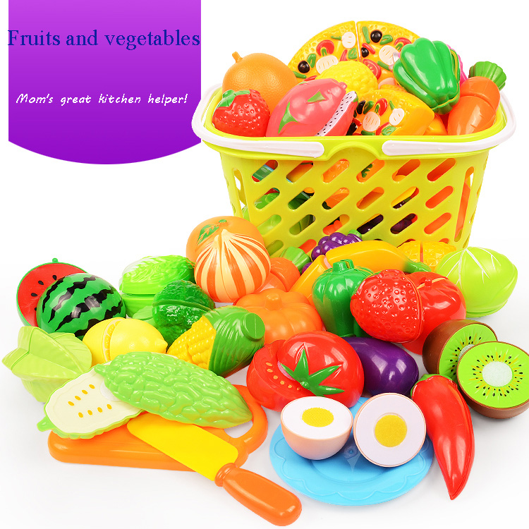 Cutting Fruit Vegetable Food Pretend Play Children For Children Pretend Play Plastic Food Toy