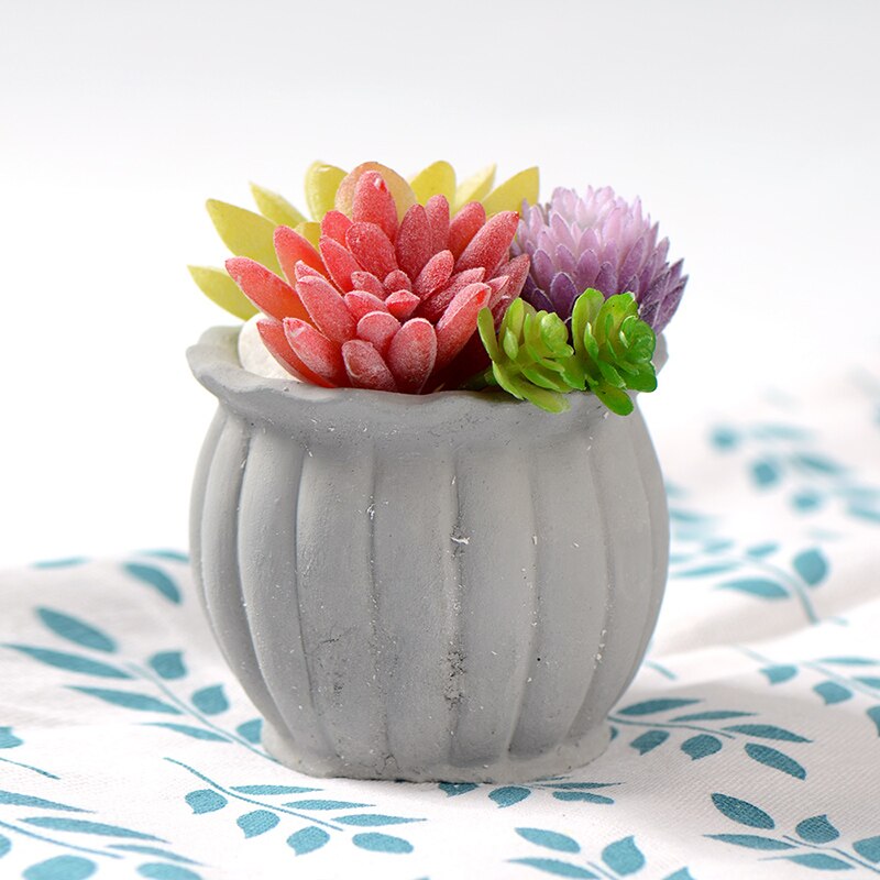 Nicole Gips Mallen Ronde Siliconen Vormen Planter Pot Mal Voor Vetplanten