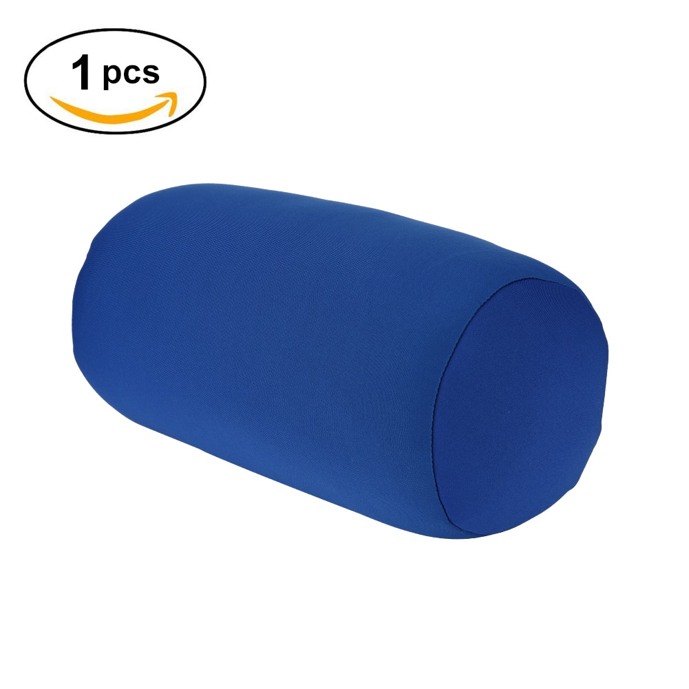 Micro Mini Microbead Rugkussen Roll Sierkussen Reizen Thuis Slaap Neksteun Comfortabele Kussens Office Travel Ondersteuning: Blue