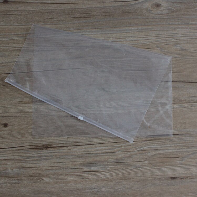 20pcs 11 kinds sizes Pe Transparent zipper bag reusable plastic bag clothing travel storage bag jewelry packaging bags