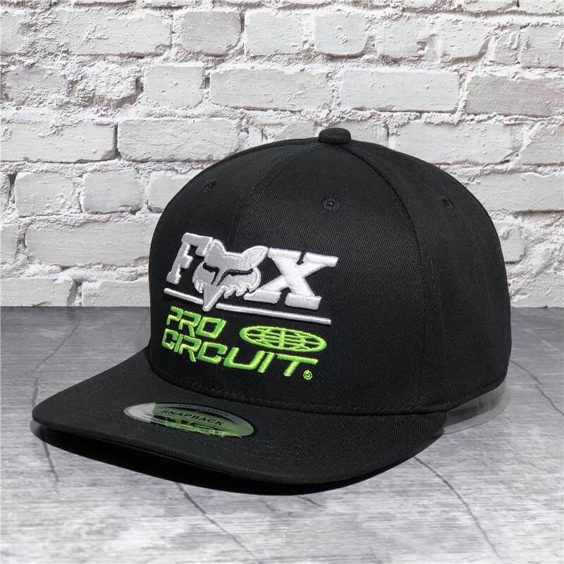 Top di alta qualità di snapback Delle Donne Degli Uomini foxmoster Berretto Da Baseball Del Cappello di Marea ebroidery driver Cap moda di strada: 3 blk