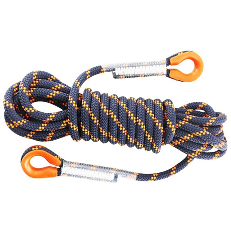 Cuerda de escalada en roca de 5M y 8 mm de grosor, Seguridad al aire libre para senderismo, cuerda de alta resistencia, eslinga de seguridad, soga para hacer rápel