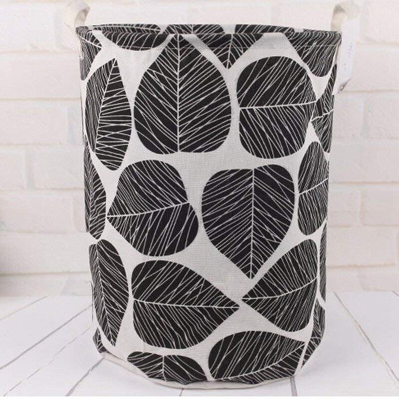 Waterdichte opvouwbare wasmand van canvas met handgrepen voor opbergruimte, kinderkamer, thuisorganizer, opbergruimte voor de babykamer, babymand