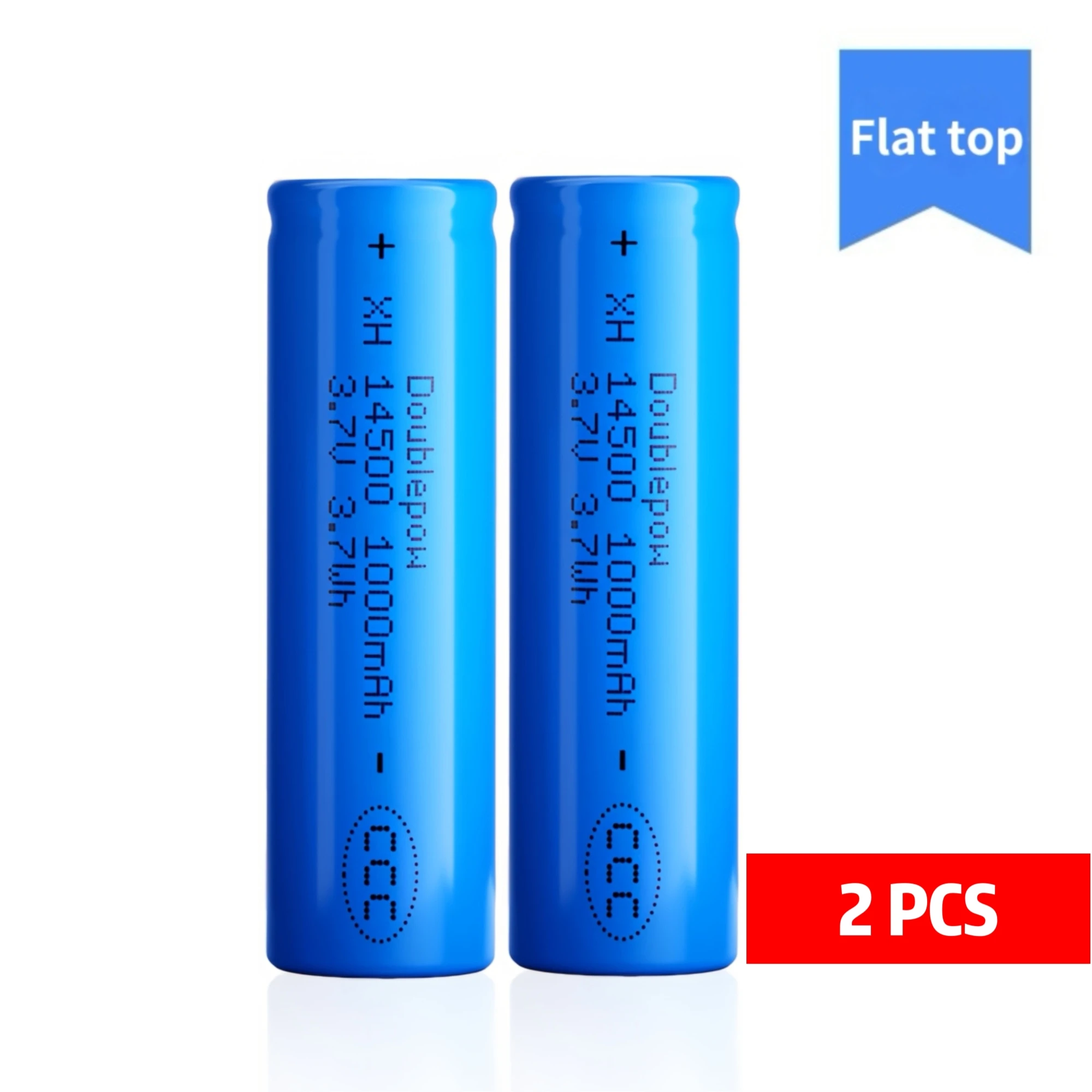 Batería 14500, 3,7 V, 1000mAh, cargador recargable de litio para afeitadora, altavoz, dron, aspiradora, micrófono, reloj inteligente, Sensor de juguete: Gris