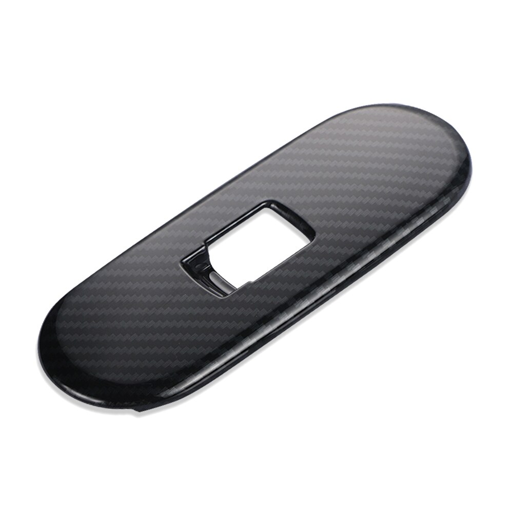 Door Window Control Covers Carbon Fiber Lifter Switch Interior Mouldings Handrail Cover Sticker Case For Mini Cooper F55 F56