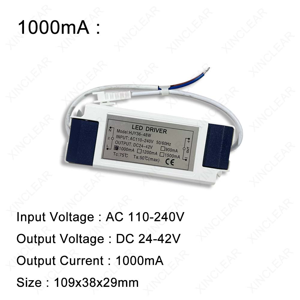 LED Driver Transformer 900mA 1200mA 1500mA 36W 40W... – Grandado