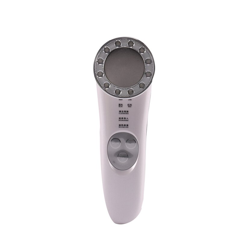 instrumento de importación de exportación, equipo de belleza, masaje Facial casero, rejuvenecimiento, esencia de desintoxicación Facial limpia: White Silver