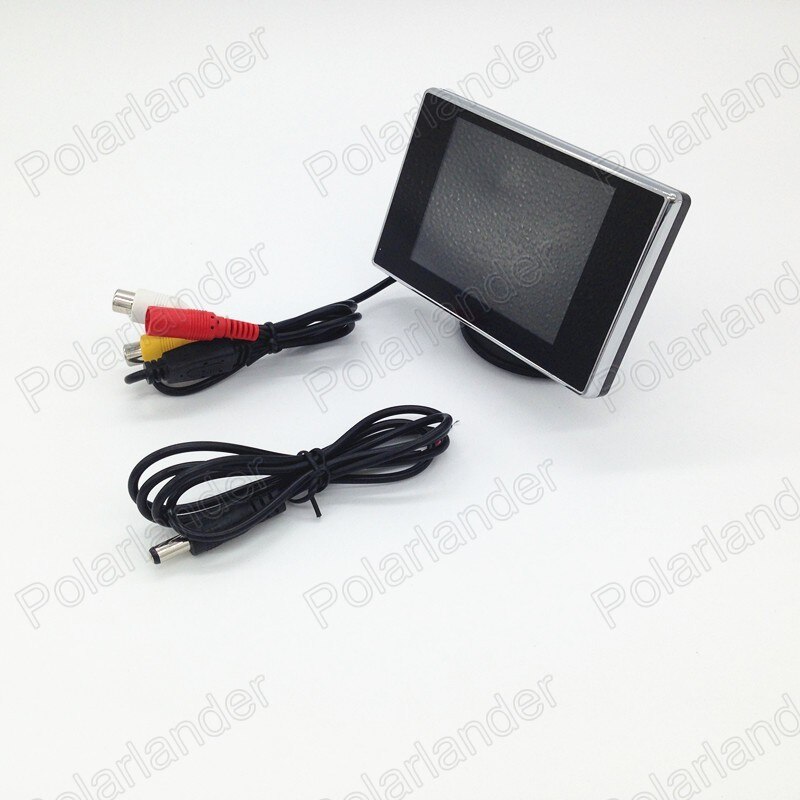Auto monitor 3.5 inch HD Auto monitor Kleur TFT LCD 2-channel video-ingang reverse prioriteit