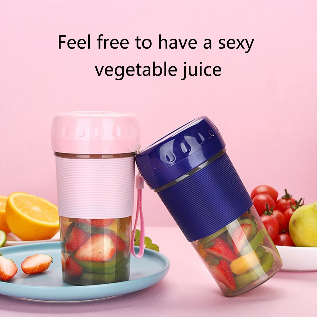Electric Juicer Small Fruit Cup Food-Blender mini Food Processor 300ML Blender Electric Kitchen Mixer Juicer Fruit Cup
