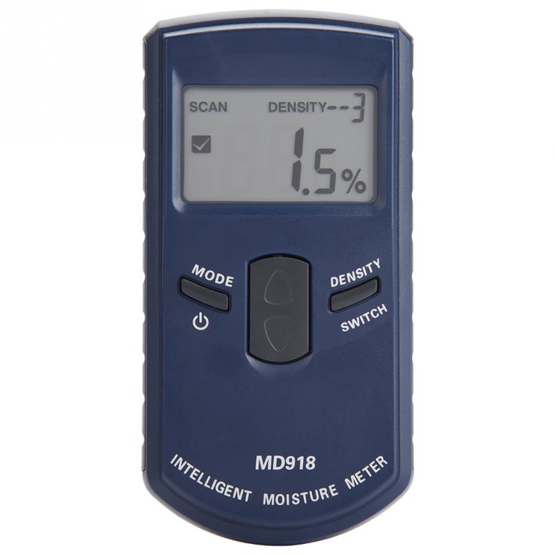 Détecteur numérique d&#39;humidité MD918 LCD inductif, humidimètre pour bois, 4% ~ 80% RH