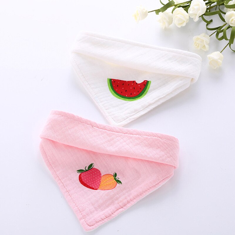 Baby Slabbertjes Set - 2 Stuks - Verdikt 2 Lagen Gaas Muslin - Zachte Kwijlslabbetjes