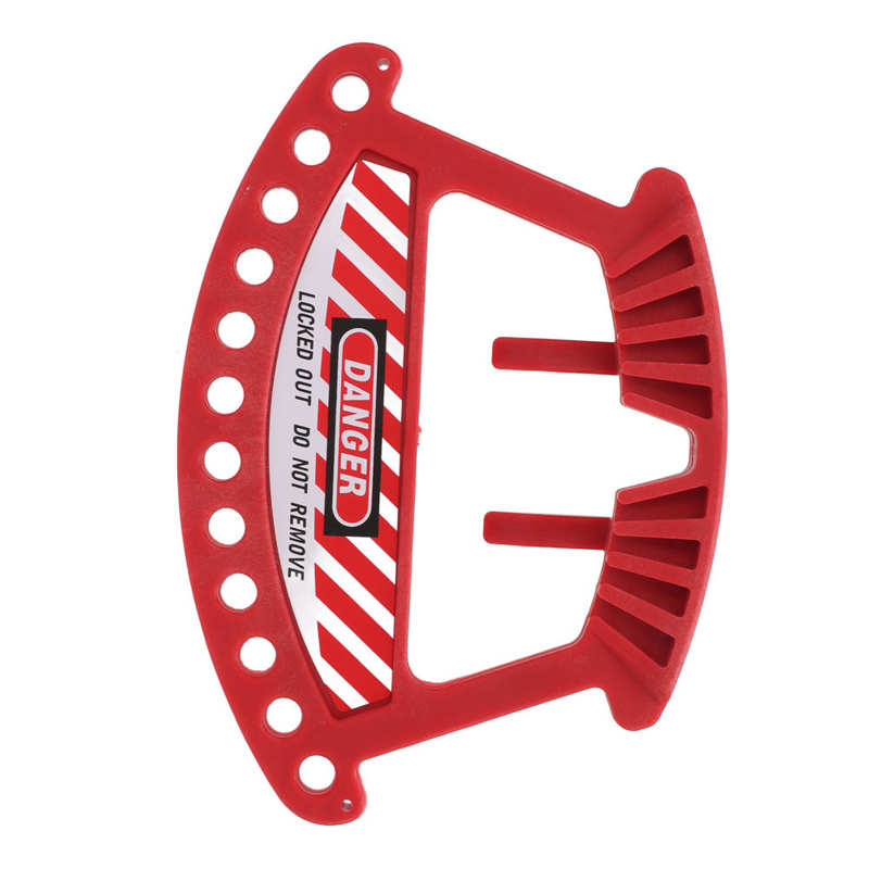 BD-B41 12 Holes Portable Safety Padlock Rack Plastic Hanging Key Management High Temperature Resistant Lock