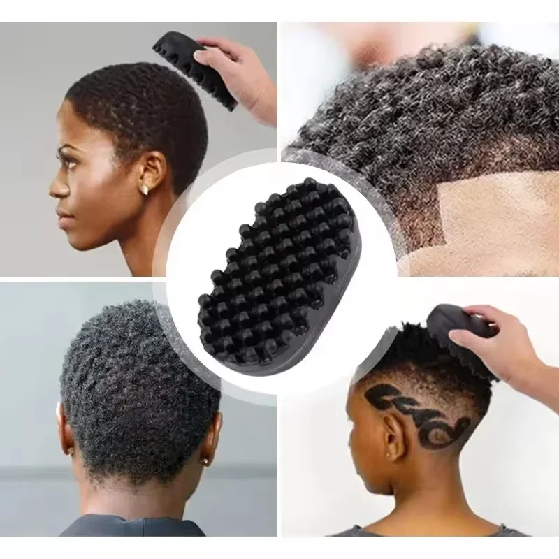 Professionele Krullend Haar Spons Twist Borstel Magic African Coil Wave Dreadlock Natuurlijke Haarborstel Afro Haar Styling Tool Salon