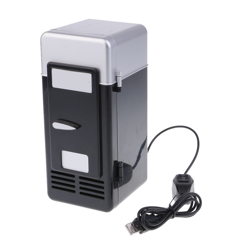 Mini nevera portátil para coche, 5V, USB, luz LED