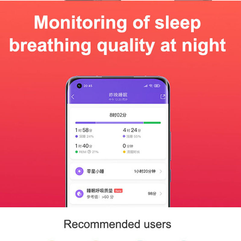 Xiaomi-pulsera inteligente Mi Band 6, dispositivo con control del ritmo cardíaco y del oxígeno en sangre, Pantalla AMOLED a Color de 1,56 pulgadas, Bluetooth, 5 colores