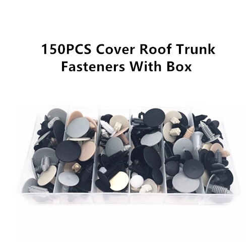 260PCS Auto Bumper Fender Screw Plastic Fastener Box Set For dodge magnum vw beetle srt8 jetta mk3 suzuki sx4 toyota fj cruiser: 150pcs set 8