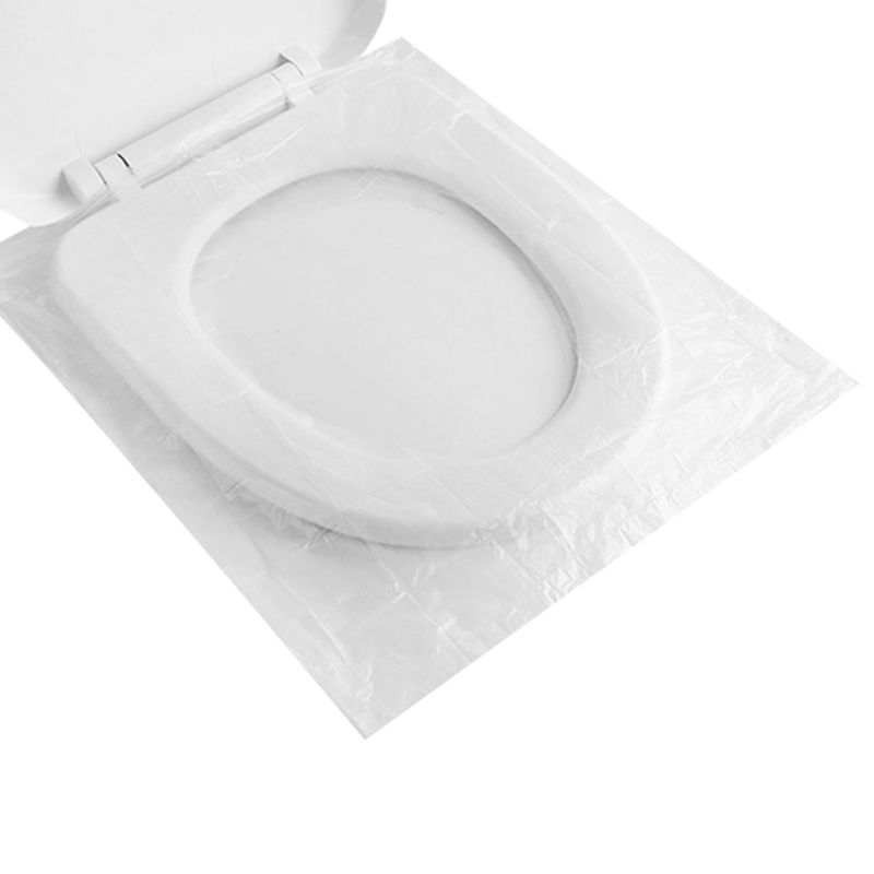 50 Stks/pak Wegwerp Toilet Seat Cover Mat Draagbare Waterdichte Veiligheid Toiletbril Pad Voor Travel Camping