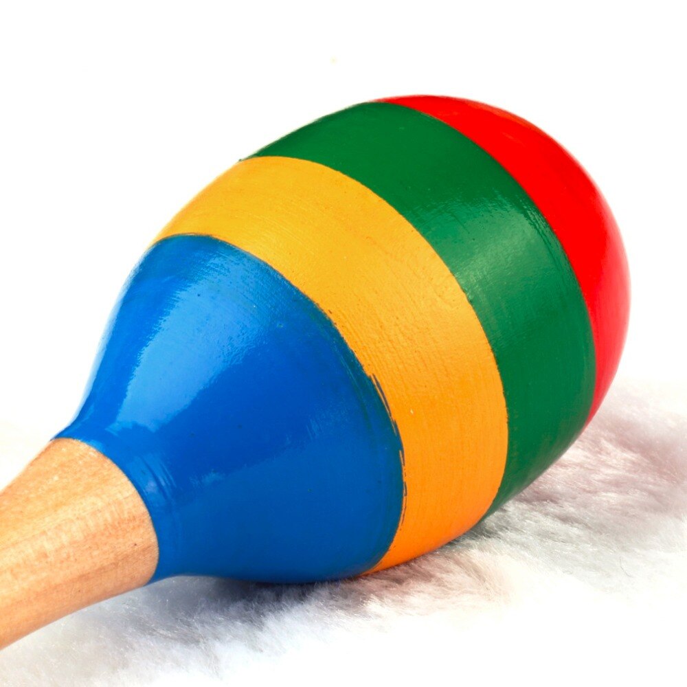 Baby Speelgoed Houten Rammelaar Leuke Mini Zand Hamer Maracas Muziekinstrument Speelgoed Kids