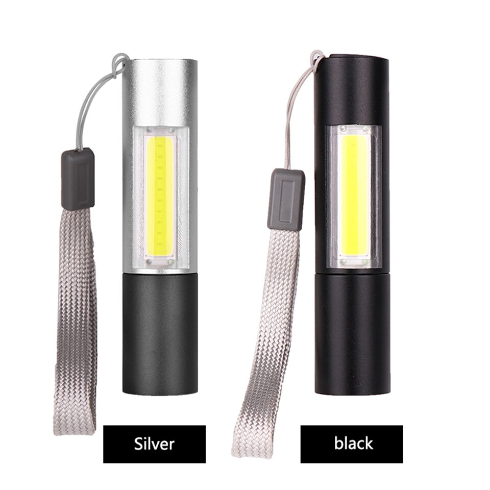 8000 Lumen z94 XM-T6 Power bank LED Zaklamp Zaklamp 3 modes schakelaar zoom lens ingebouwde oplaadbare batterij voor camping