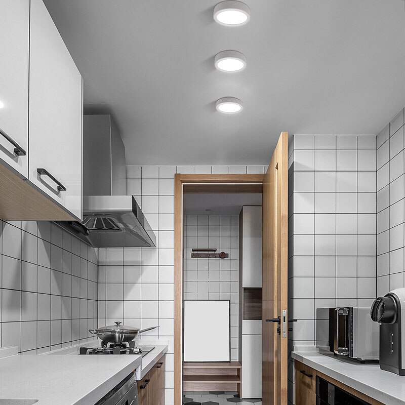 Opbouw 12W 9W 7W 15W Led Downlight Plafond Lampen Ultradunne Driverless Led Spot Lights 220V Plafond Armaturen Verlichting