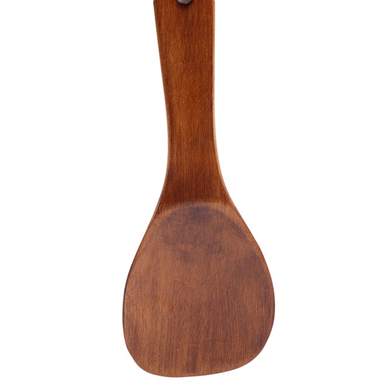 Keukenschep spatel rijstlepel lange houten spatel pannenkoekenschep peddel serveerlepel kookgerei maat 21*7cm